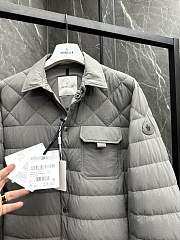 Moncler Iseran Down Shirt Jacket Gray - 3