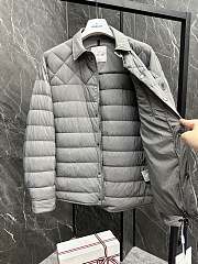 Moncler Iseran Down Shirt Jacket Gray - 2