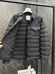 Moncler Iseran Down Shirt Jacket Black - 2