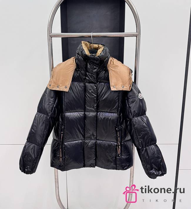 Moncler Parana Short Down Jacket Black - 1