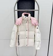 Moncler Parana Short Down Jacket White - 1