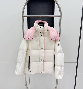 Moncler Parana Short Down Jacket White