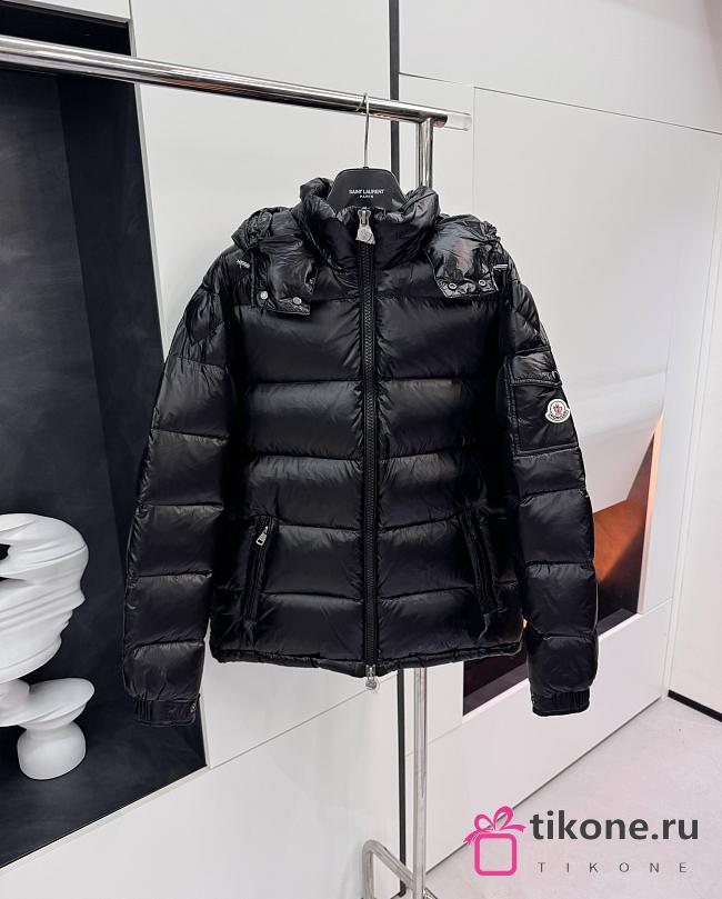 Moncler Maya Short Down Jacket Black - 1