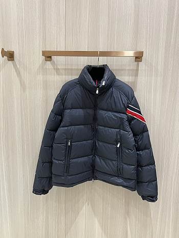 Moncler Solayan Hooded Short Down Jacket Black