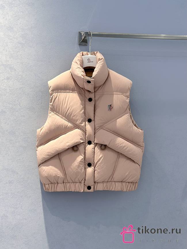 Moncler Marolies Down Gilet Pink  - 1