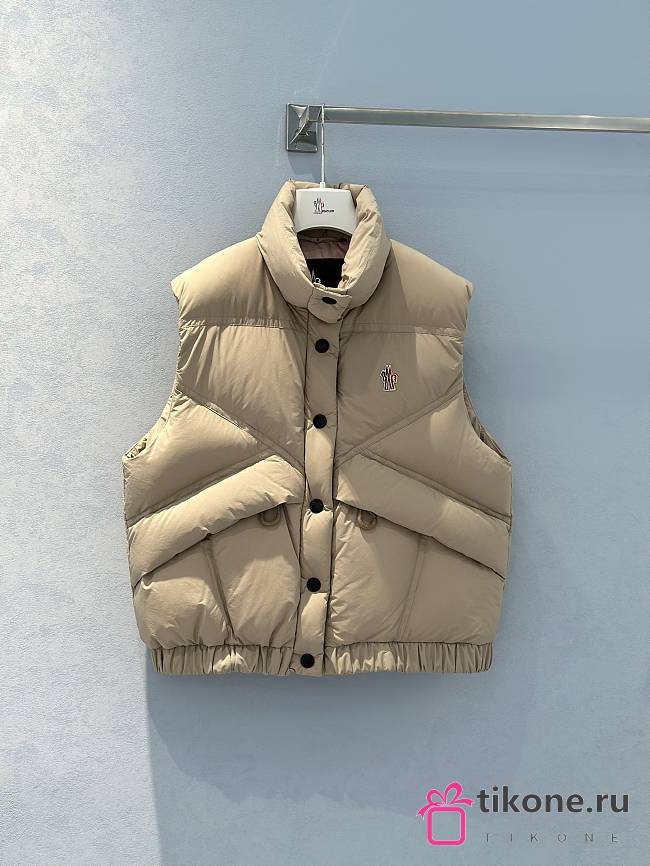 Moncler Marolies Down Gilet Beige - 1