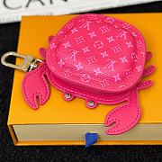 LV Crab Bag Charm Pink M02298 - 5