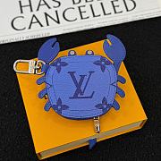 LV Crab Bag Charm Blue M02217 - 2