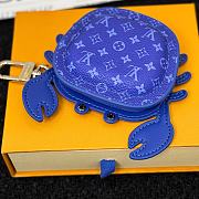 LV Crab Bag Charm Blue M02217 - 5