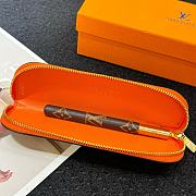 LV Charlotte Pencil Pouch Orange GI1042 - 20x7x2cm - 5