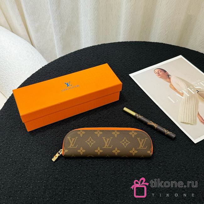 LV Charlotte Pencil Pouch Orange GI1042 - 20x7x2cm - 1