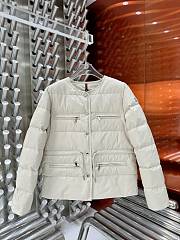 Moncler Echione Short Down Jacket White - 1