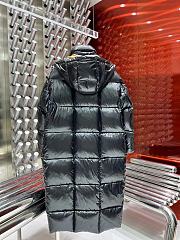 Moncler Parnaiba Hooded Long Down Jacket Black - 6