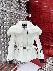 Moncler Laplance Hooded Gore Tex Ski Jacket White - 1