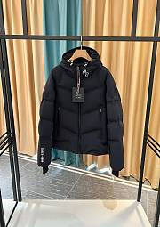 Moncler Arcesaz Hooded Short Down Jacket Black - 6