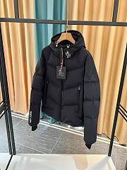 Moncler Arcesaz Hooded Short Down Jacket Black - 3