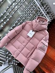 Moncler Maire Short Down Jacket Pink - 4