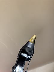 YSL Jeanne Slingback Pumps In Smooth Leather Black 11cm - 4