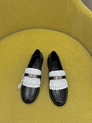 Hermes Destin Loafer Black White - 1