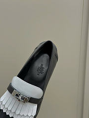 Hermes Destin Loafer Black White - 5