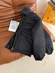 Miumiu Cropped Down Jacket Black - 6