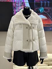 Miumiu Cropped Down Jacket White 15488 - 1