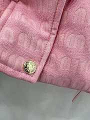 Miumiu Cropped Down Jacket Pink 15491 - 4