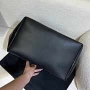 YSL Y Tote In Leather Black - 37x32x27-22cm - 5