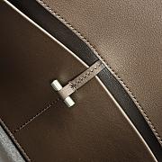 The Row EW Margaux Bag in Calfskin Leather Chocolate - 44x20x19cm - 2