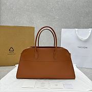 The Row EW Margaux Bag in Calfskin Leather Brown - 44x20x19cm - 1