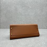 The Row EW Margaux Bag in Calfskin Leather Brown - 44x20x19cm - 2