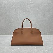 The Row EW Margaux Bag in Calfskin Leather Brown - 44x20x19cm - 3