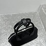 The Row Mini Devon Bag in Leather Black - 24x13x20 - 6