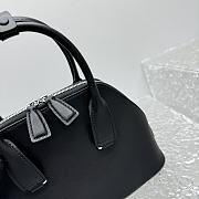 The Row Mini Devon Bag in Leather Black - 24x13x20 - 4