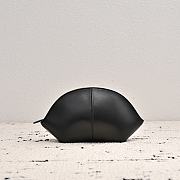 The Row Mel Clutch in Leather Black - 27x14x6cm - 1