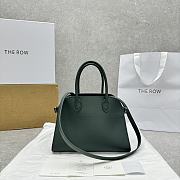 The Row Soft Margaux 10 Bag in Calfskin Leather Green - 25.5x18x19cm - 1