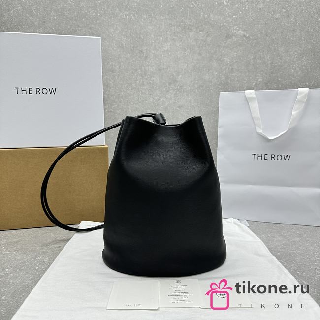 The Row Joe Backpack in Leather Black - 30.5x25x17cm - 1