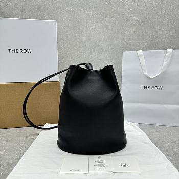 The Row Joe Backpack in Leather Black - 30.5x25x17cm