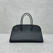 The Row EW Margaux Bag in Calfskin Leather Black - 44x20x19cm - 2