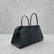 The Row EW Margaux Bag in Calfskin Leather Black - 44x20x19cm - 3