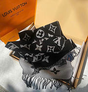 LV Essential Scarf Black M77853  - 6