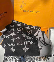 LV Essential Scarf Black M77853  - 5