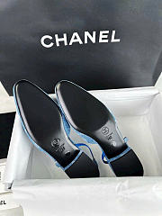 Chanel Slingbacks Denim Blue - 4