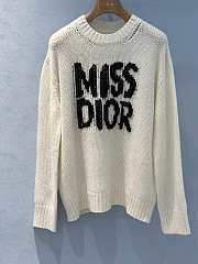 Dior Long Sweater Cashmere and Silk Beige - 3