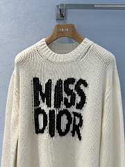 Dior Long Sweater Cashmere and Silk Beige - 5