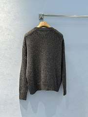 Dior Long Sweater Cashmere and Silk Gray - 3