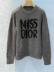 Dior Long Sweater Cashmere and Silk Gray - 5