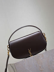 YSL Voltaire In Box Saint Laurent Raisin - 24x15x5cm - 5