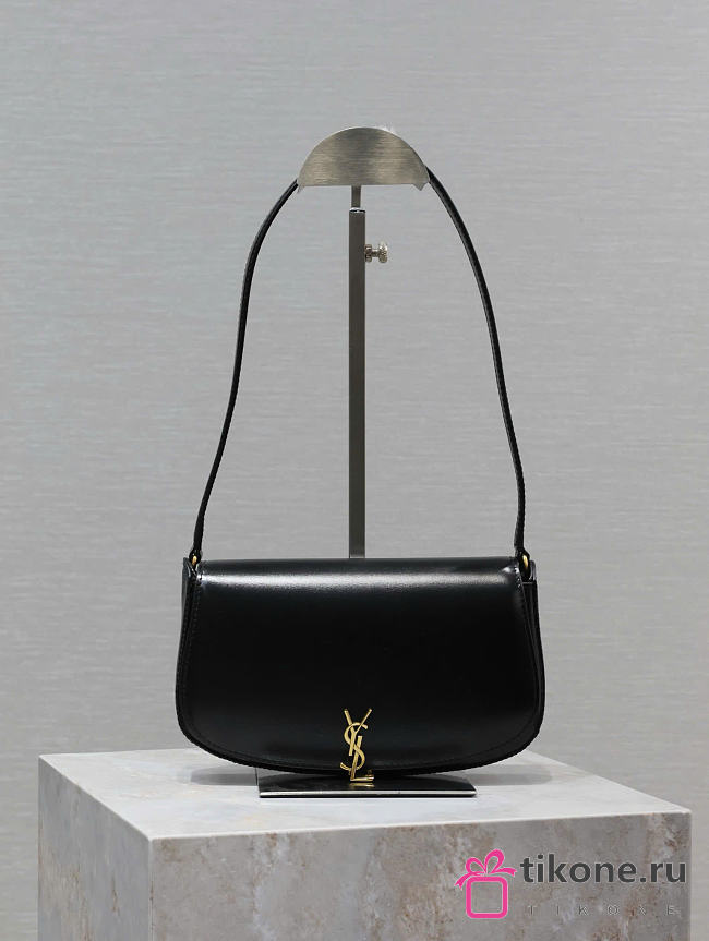 YSL Mini Voltaire In Box Saint Laurent Black - 21x11x4.5cm - 1