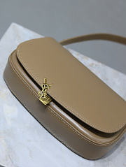 YSL Mini Voltaire In Box Saint Laurent Dark Beige - 21x11x4.5cm - 2